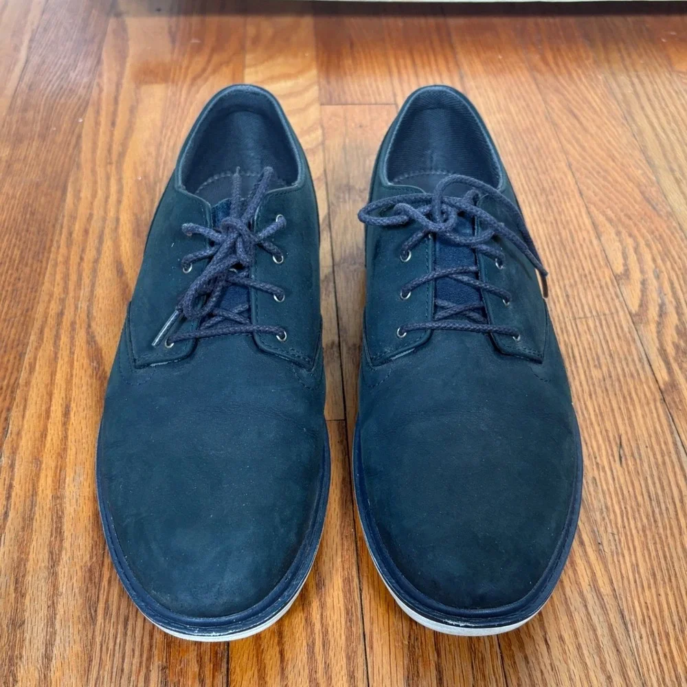Timberland Hoverlite Sawyer Lane Blue Waterproof Leather Oxford Shoes Men's‎ 9.5